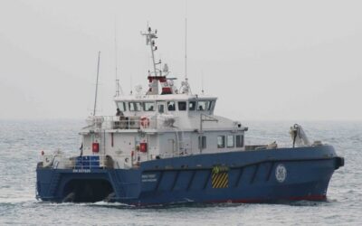 Le CVT conçu et fabriqué en France par LDA et Tidal Transit a été réceptionné par le parc éolien en mer