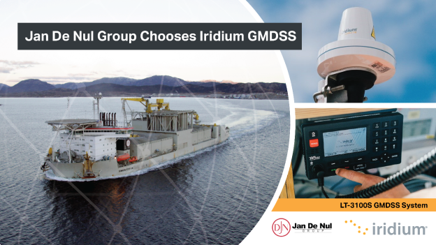 Sécurité en mer : Jan De Nul s’équipe de la solution GMDSS d’Iridium
