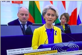 Ursula von der Leyen annonce une Convention européenne et une banque de l’hydrogène