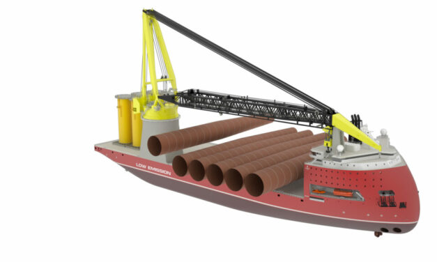 Navires : Ulstein propose un nouveau navire de pose de fondations
