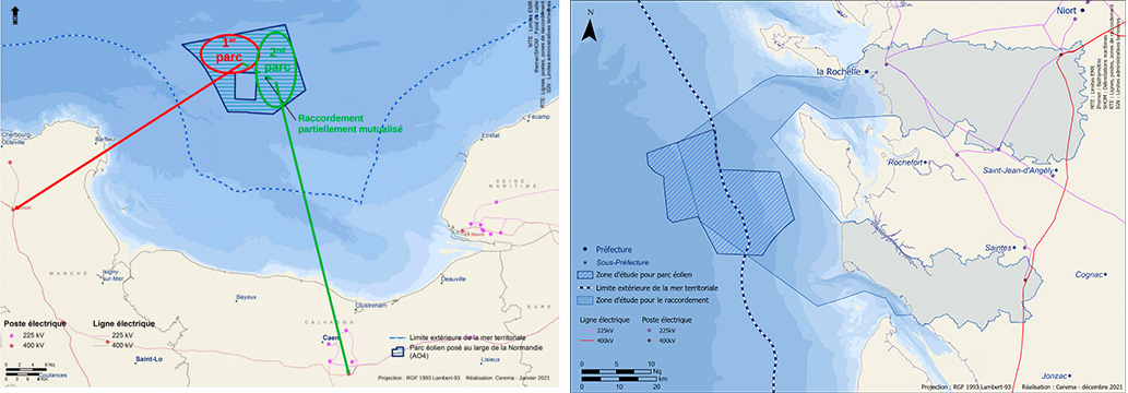 CRE : Les projets AO7 (1 GW – Sud Atlantique) et AO8 (1,5 GW – Centre Manche 2) sont lancés !