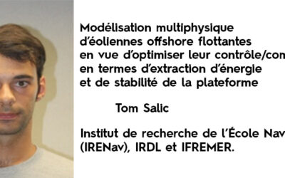 Recherche : Tom Salic soutiendra sa thèse le 5 octobre à l’UBO à Brest