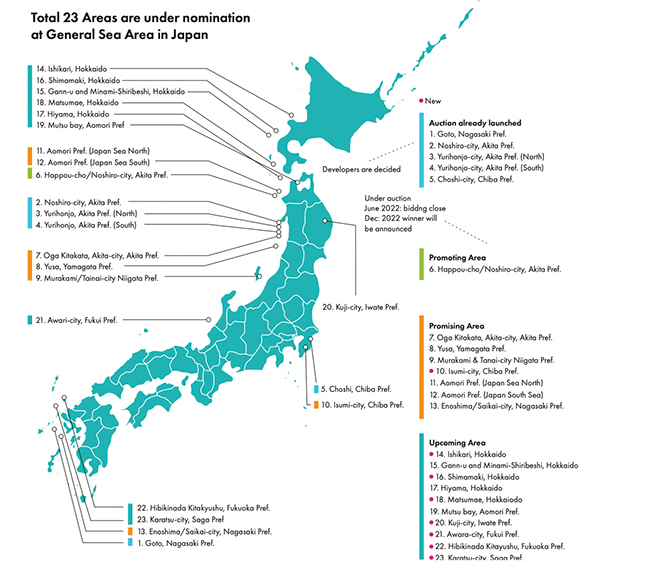 Goto Floating Wind Farm : La construction du premier parc flottant japonais a débuté