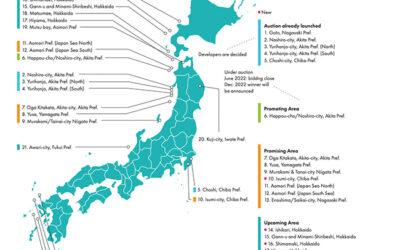 Goto Floating Wind Farm : La construction du premier parc flottant japonais a débuté