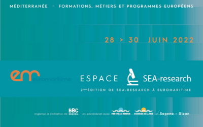 Cahier spécial bilan de l’espace Sea-Research à Euromaritime 2022