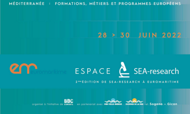 Cahier spécial bilan de l’espace Sea-Research à Euromaritime 2022