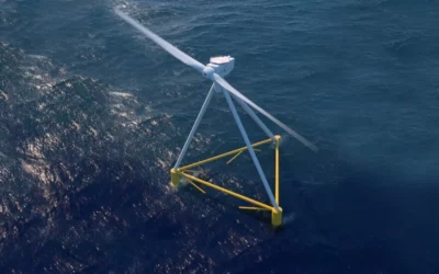 X1 Wind, l’éolienne flottante est installée sur le site d’essai de Plocan