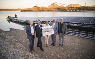 La plus grande centrale photovoltaïque flottante d’Autriche en construction