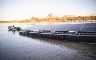 La plus grande centrale photovoltaïque flottante d’Autriche en construction