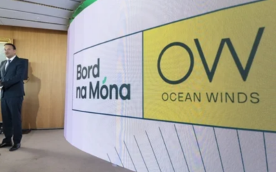 Bord na Móna et Ocean Winds signent un partenariat pour développer deux parcs en mer