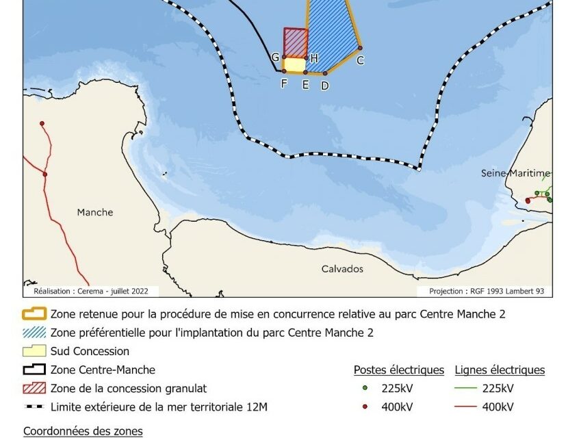 L’alliance Vattenfall, Skyborn Renewables et la Banque des Territoires est candidate à l’AO8 Centre Manche II