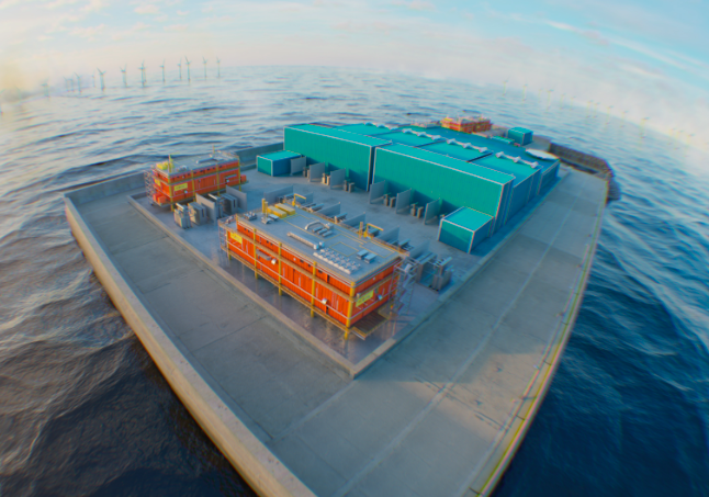Financement européen pour le projet d’île artificielle énergétique belge en mer du Nord d’Elia
