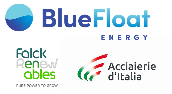 Partenariat entre Acciaierie d’Italia, Falck Renewables et BlueFloat Energy