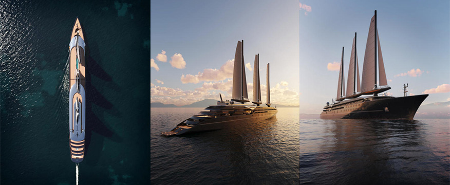 Solid Sail, conçu par Chantiers de l’Atlantique équipera le premier cargo à voiles de NEOLINE