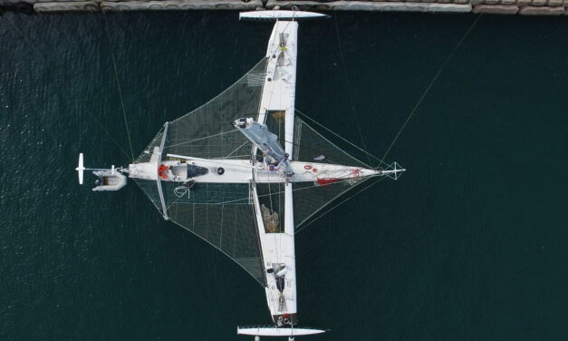 L’Hydroptère revient en France