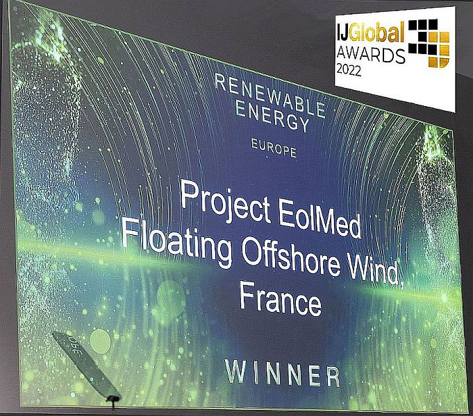 EOLMED élu « Renewable Deal of the Year » pour l’Europe et l’Afrique par le Project Finance & Infrastructure Journal