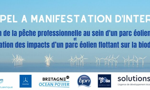 5 mai : date limite pour pour répondre à l’AMI lancé par AEM avec le Pôle mer Bretagne Atlantique