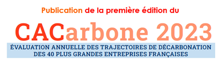 Une première étude de l’Usine à GES : Où en sont les entreprises du CAC 40 pour leur décarbonation ?