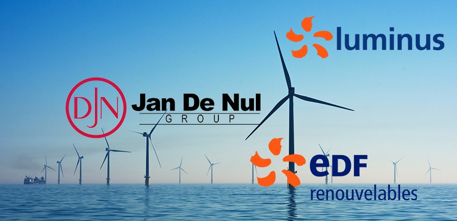 Luminus, EDF Renouvelables et Jan De Nul s’associent pour un projet éolien offshore en Belgique