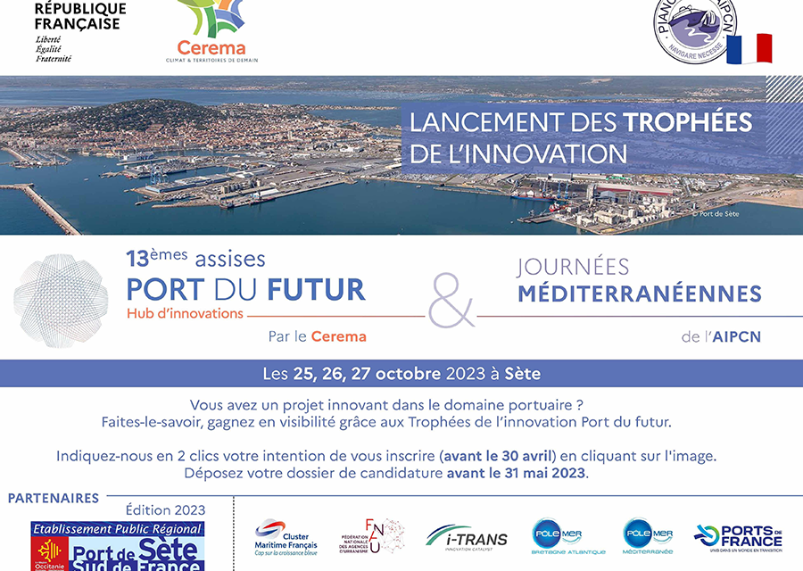 Appel d’intention à candidatures pour les 7es Trophées Innovations de Port du Futur