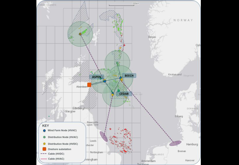 Le développeur éolien offshore Cerulean Winds a dévoilé son plan de 20 milliards de livres sterling pour décarboniser de vastes étendues de la mer du Nord.