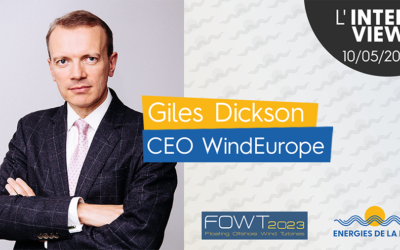 Giles Dickson, président de WindEurope : « Il faut créer une industrie européenne de l’éolien en mer »