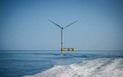 L’éolienne Kincardine transportée à Rotterdam pour maintenance