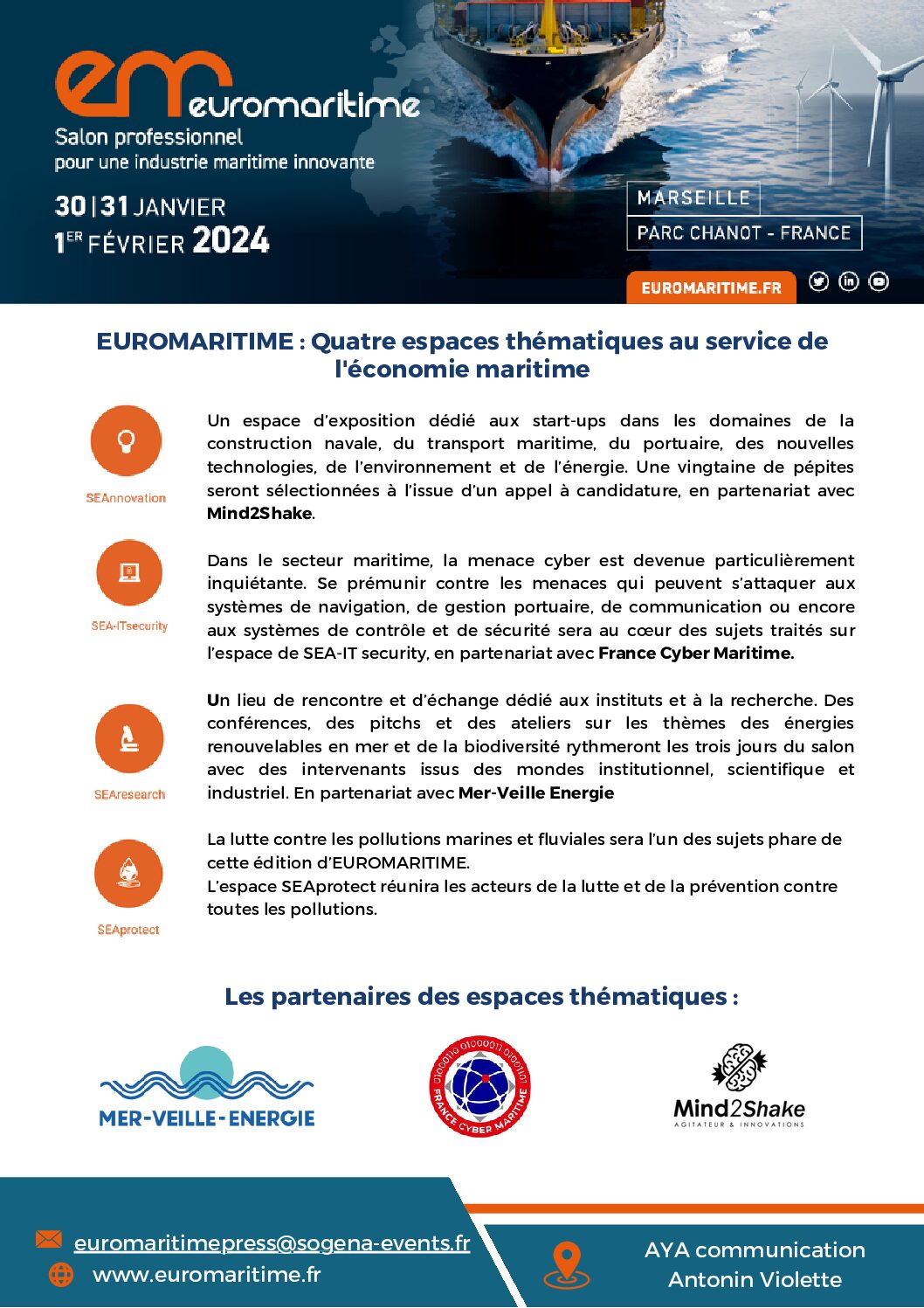 Christophe CASTANER, nouveau président d’EUROMARITIME : l’ambition d’une industrie maritime décarbonée en faveur de l’économie bleue