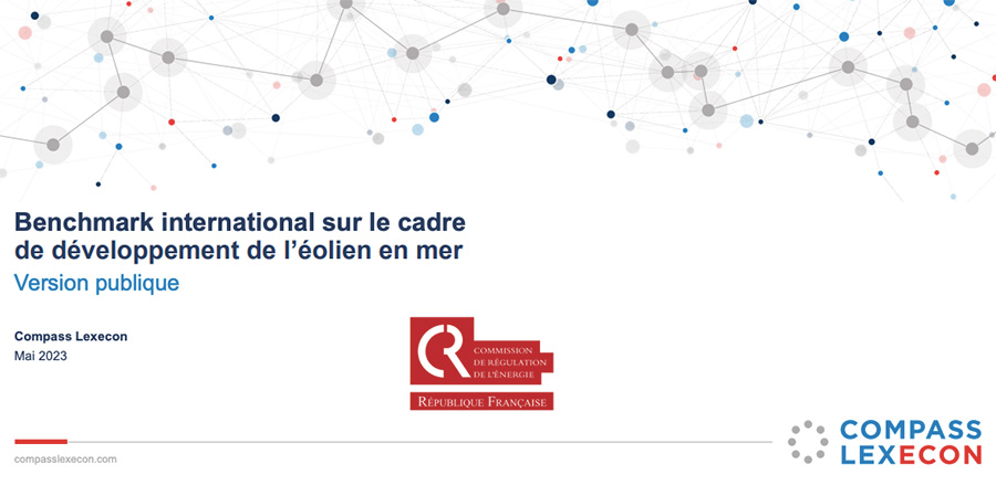 La CRE s’appuie sur le Benchmark international pour appuyer sa recommandation relative au développement de l’éolien en mer en France – Partie 2
