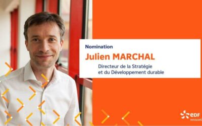 Julien Marchal prend la tête de la direction de la stratégie et du développement durable