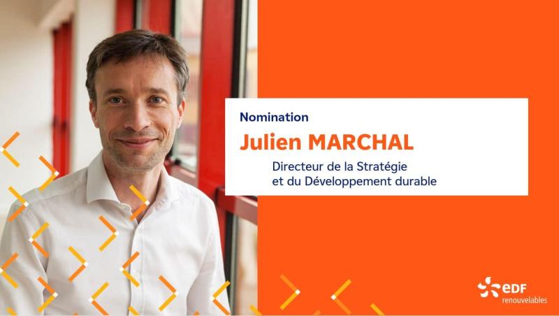 Julien Marchal prend la tête de la direction de la stratégie et du développement durable