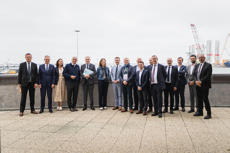 Top départ de l’activité EMR sur le hub du Port de Cherbourg