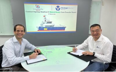 Louis Dreyfus Armateurs et Tidal Transit choisis pour fournir un CTV (Navire de Transfert d’Equipage) au parc éolien en mer de Fécamp