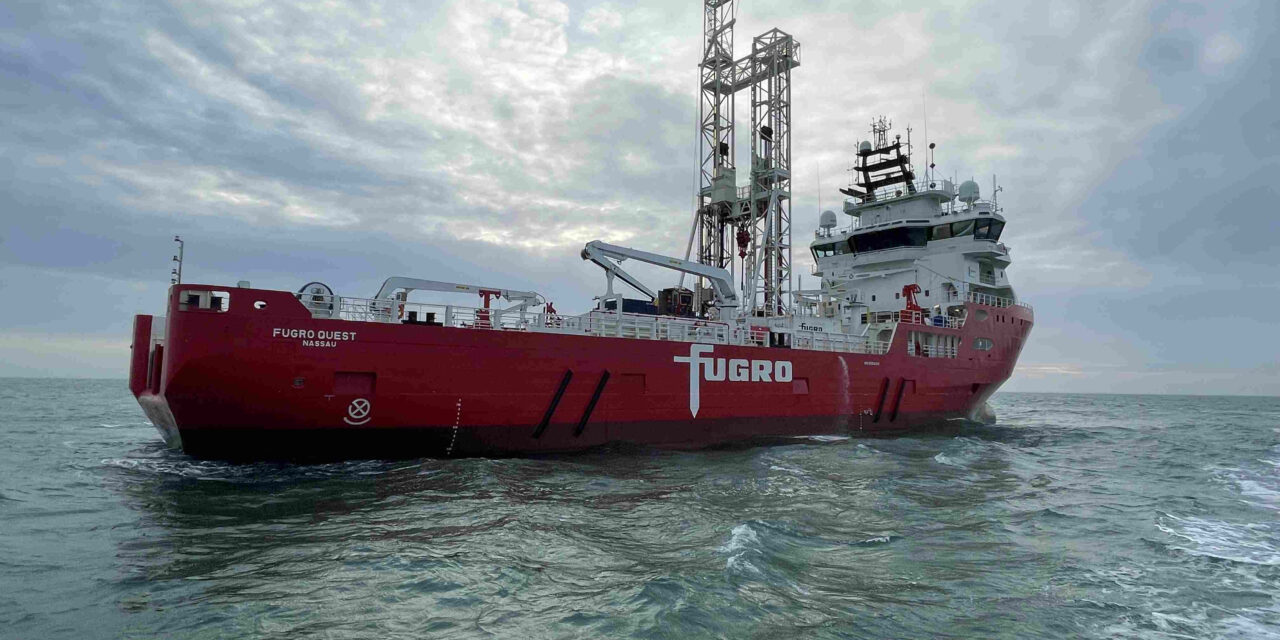 Fugro est retenu pour la campagne de reconnaissance des sols pour l’AO7