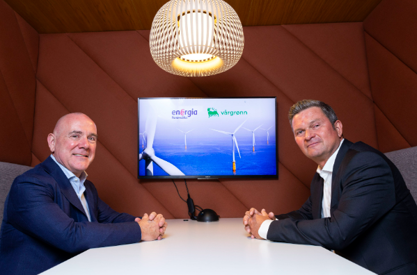 Energia et Vårgrønn annoncent un partenariat pour développer des sites éolien en mer en Irlande