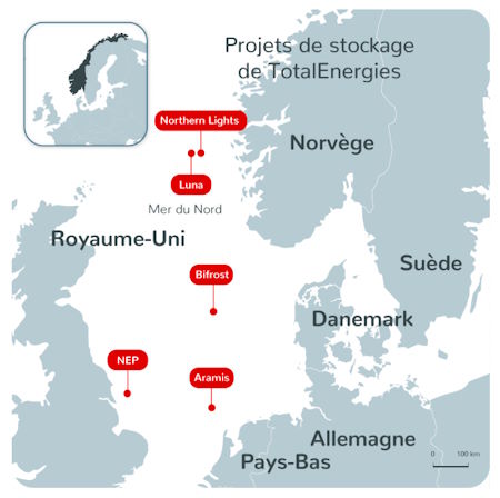 TotalEnergies se porte acquéreur d’une partie du permis d’exploration ExL004 pour du stockage de CO2