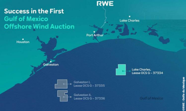 RWE remporte une concession dans le Golfe du Mexique aux Etats-Unis
