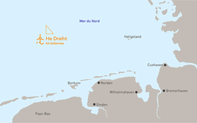 Deutsche Bahn s’assure de l’électricité verte à partir du parc éolien d’EnBW en mer du Nord