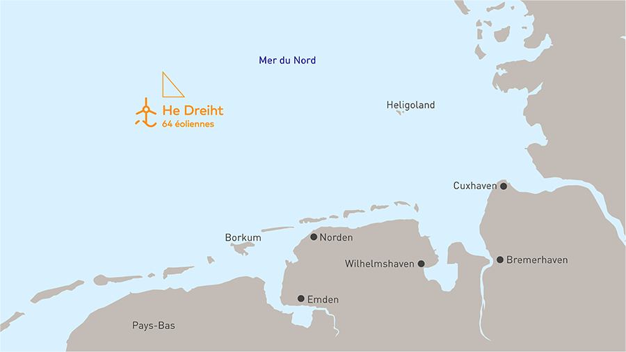 Deutsche Bahn s’assure de l’électricité verte à partir du parc éolien d’EnBW en mer du Nord