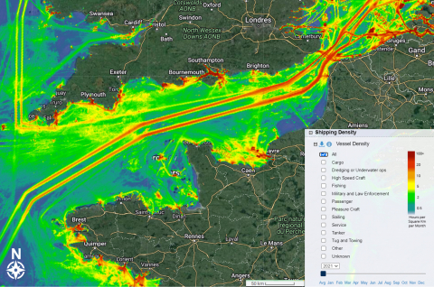 Contribution des données de surveillance maritime à la Planification maritime