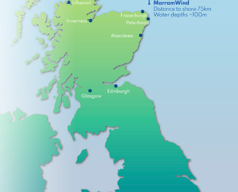 Contrat d’enquête géotechnique attribué pour un projet éolien flottant écossais de 3 GW