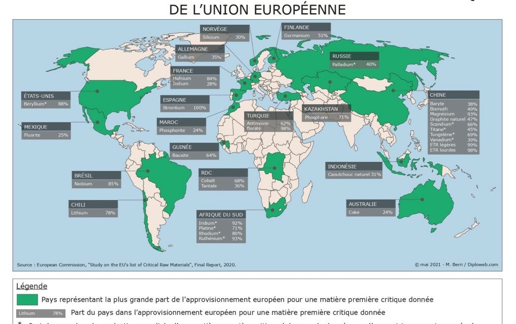 Matières premières critiques : les députés européens souhaitent garantir un approvisionnement souverain de l’UE