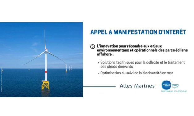 Ailes Marines / Iberdrola France lance avec le Pôle Mer Bretagne Atlantique un Appel à Manifestations d’Intérêt.