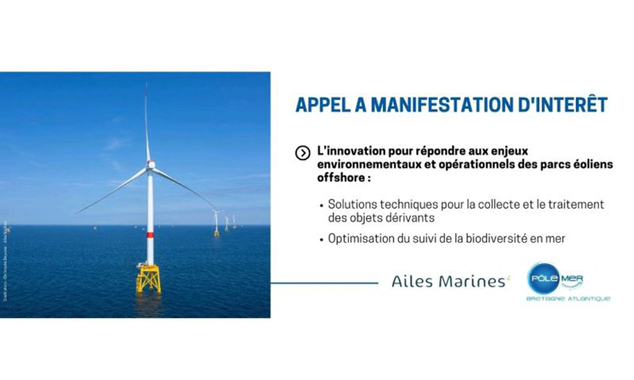 Ailes Marines / Iberdrola France lance avec le Pôle Mer Bretagne Atlantique un Appel à Manifestations d’Intérêt.