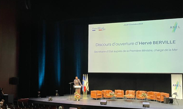 Hervé Berville affirme lors du congrès de l’ANEL, que l’éolien flottant sera une technologie phare de la France !