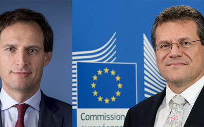 Le Parlement européen doit voter sur les nominations de Wopke Hoekstra et Maroš Šefčovič