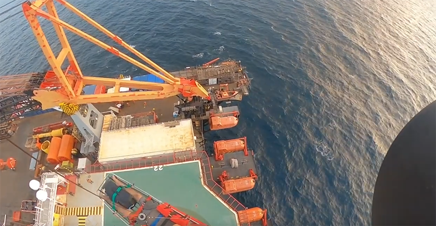 Etats-Unis : Evacuation sanitaire d’un technicien provenant d’un navire de construction offshore par les Gardes-Côtes américains
