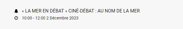 Débat public « La Mer en débat » : le programme de la semaine et résultats de l&rsquo;enquête IPSOS