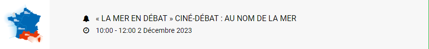 Débat public « La Mer en débat » : le programme de la semaine et résultats de l&rsquo;enquête IPSOS