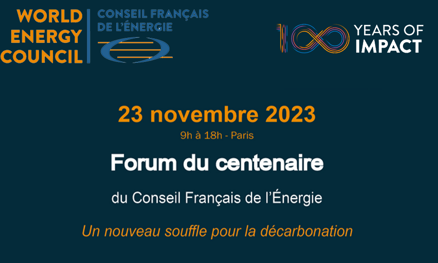 Le World Energy Council fête son centenaire en France avec un « Forum sur la décarbonation »